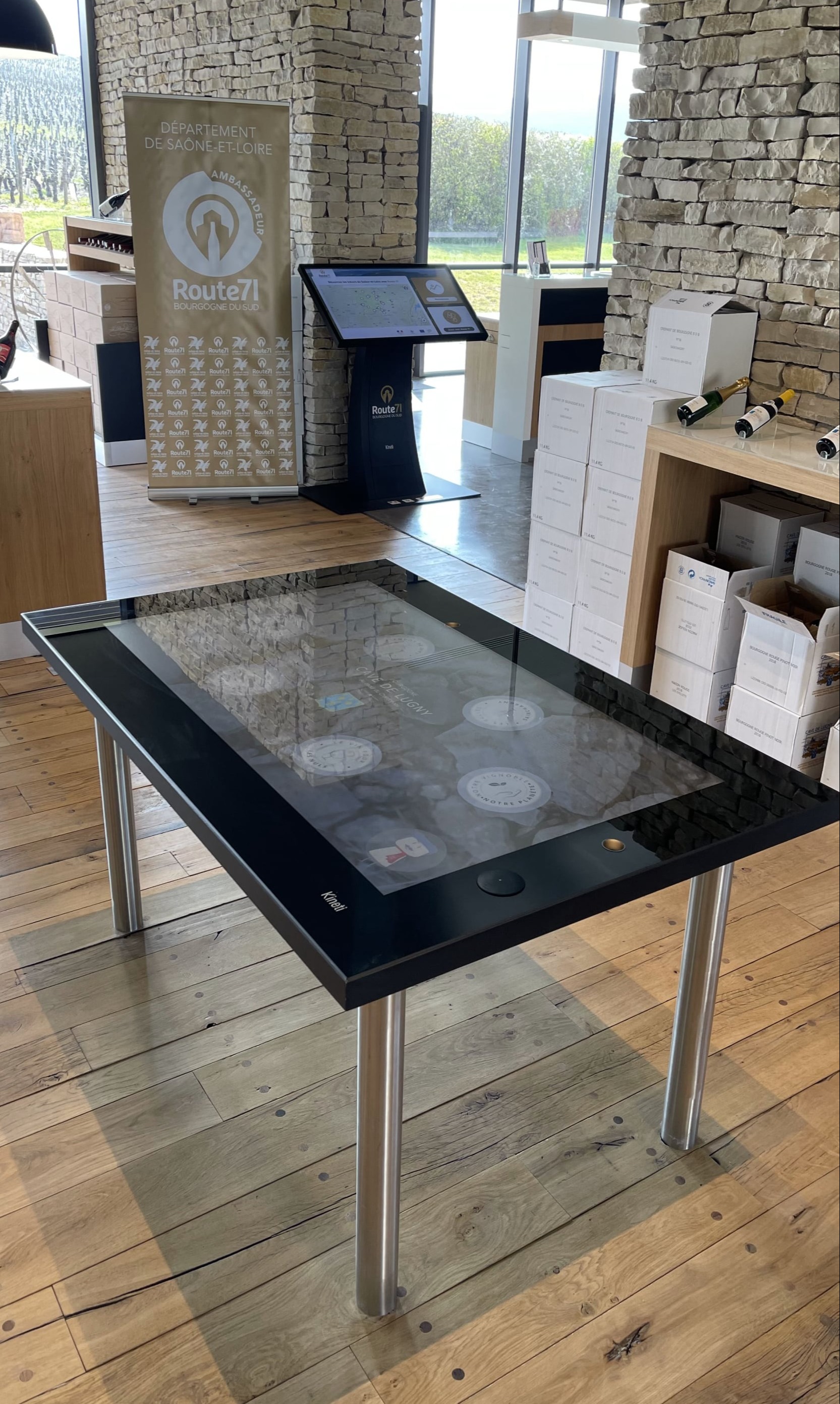 Smart table K2 kineti foires-expositions salon Kineti
